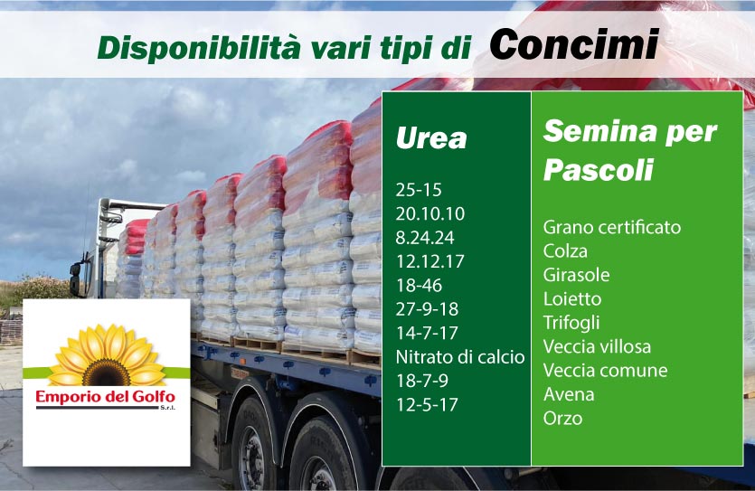 concimi e sementi sassari - Emporio del Golfo Porto Torres